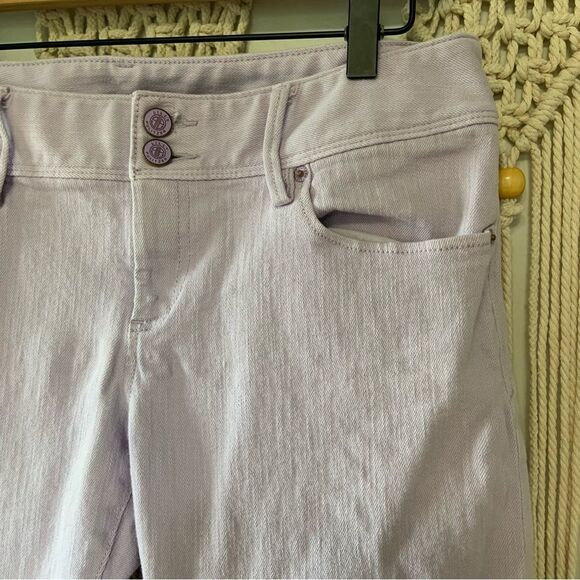 LILLY PULITZER Wisteria Worth Straight Jeans Purple Size 10 - Picture 5 of 16